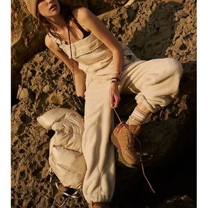 Free People Sherpa overalls